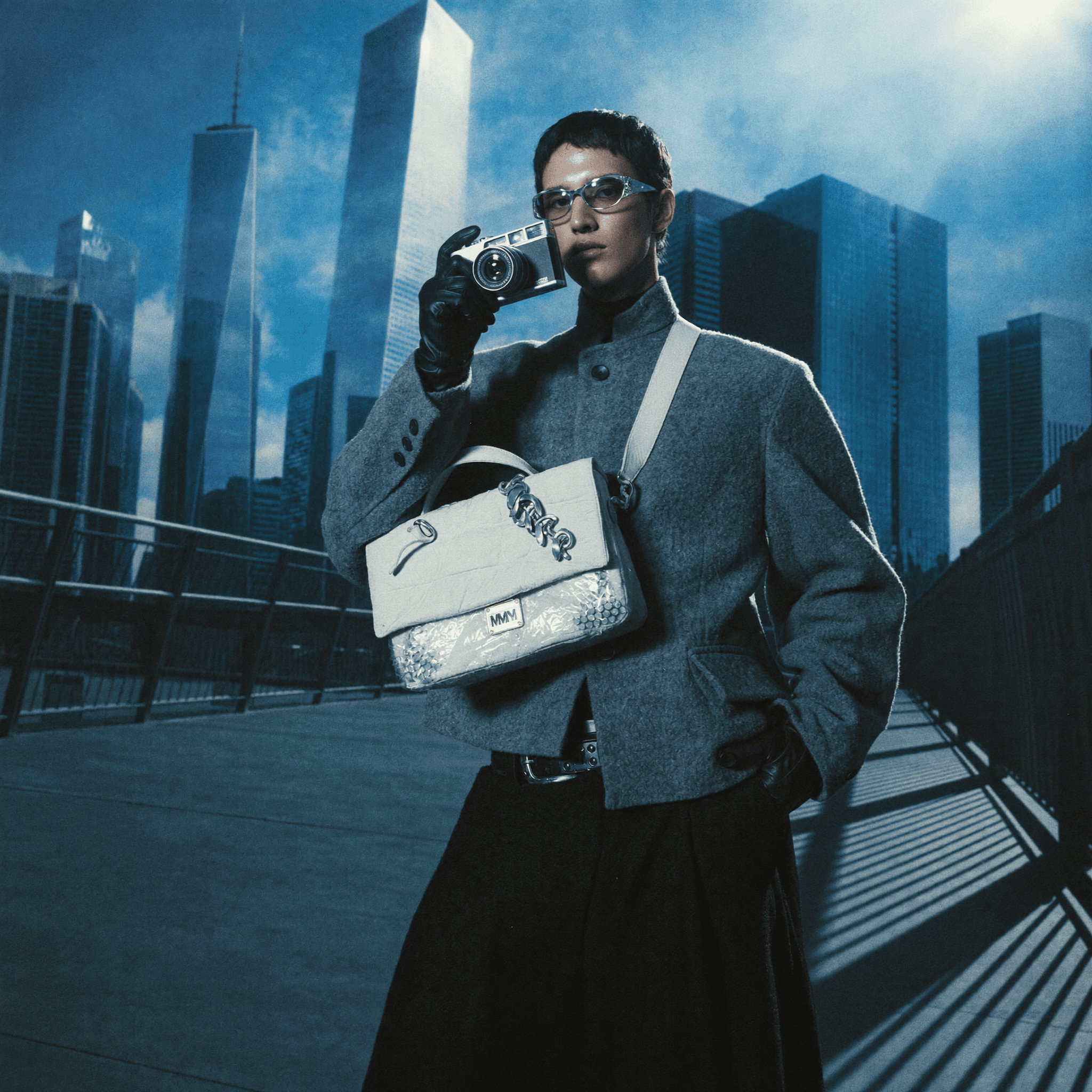 Urban Bridge Streetwear Portrait